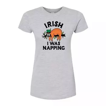 Детская футболка с графическим рисунком «Irish I Was Napping» ко Дню Святого Патрика Licensed Character