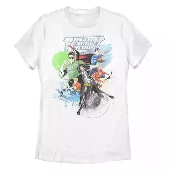 Детская футболка с графическим рисунком «Лига Справедливости Америки» DC Comics Licensed Character