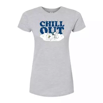 Детская футболка с графическим рисунком Peanuts Chill Out Licensed Character, серый