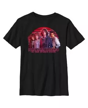 Детская футболка с групповым снимком для мальчика «Очень странные дела» Netflix