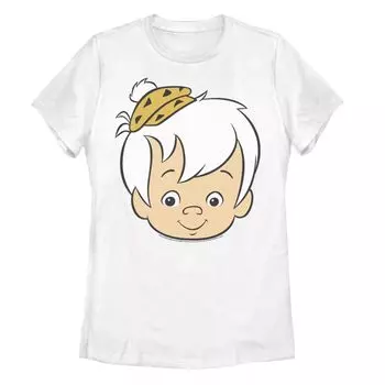 Детская футболка с изображением большого лица The Flintstones Bambam Licensed Character