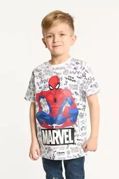Детская футболка с изображением Человека-паука Brand Threads Marvel