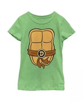 Детская футболка с изображением черепашек-ниндзя Донателло для девочек Nickelodeon