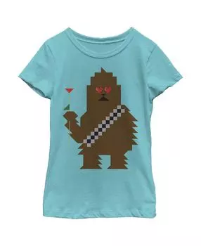 Детская футболка с изображением Чубакки «Звездные войны» для девочек и Днем святого Валентина Disney Lucasfilm