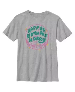 Детская футболка с изображением Гарри Поттера «Happee Birthdae Cake» для мальчиков Warner Bros.
