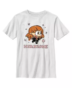 Детская футболка с изображением Гарри Поттера и Гермионы со звездным рисунком для мальчиков Warner Bros.