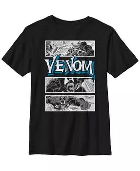 Детская футболка с изображением комиксов Marvel Venom для мальчиков Fifth Sun, черный