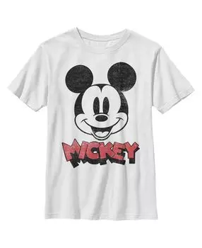 Детская футболка с изображением Микки и друзей Микки Мауса в стиле ретро для мальчиков Disney