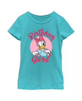 Детская футболка с изображением Микки и друзей на день рождения для девочек с Дейзи Disney