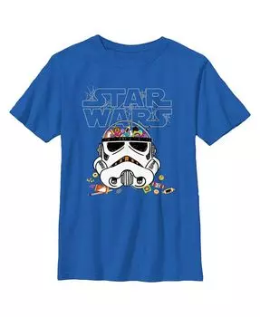 Детская футболка с изображением штурмовика Звездные войны для мальчика Disney Lucasfilm, синий