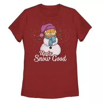 Детская футболка с изображением снеговика Garfield "Up To Snow Good" Licensed Character