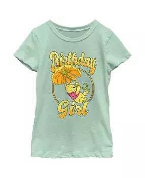 Детская футболка с изображением Винни-Пуха для девочек на день рождения и медведя Disney