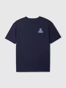 Детская футболка с карманом Gap, синий