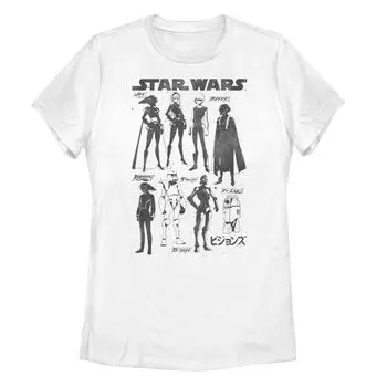 Детская футболка с коллажем и портретом дроида Star Wars: Visions Licensed Character
