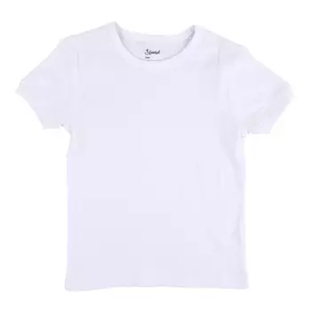 Детская футболка с коротким рукавом, белый