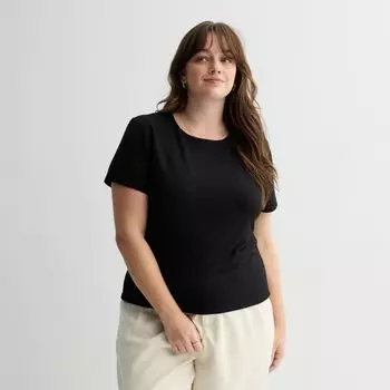 Детская футболка с коротким рукавом больших размеров So, черный