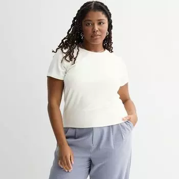 Детская футболка с коротким рукавом больших размеров So, цвет coconut white