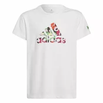 Детская футболка с коротким рукавом x Marimekko ADIDAS, цвет blanco