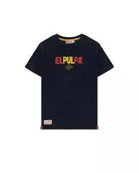 Детская футболка с короткими рукавами El Pulpo x RFEF Elpulpo, темно-синий
