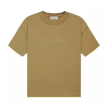 Детская футболка с короткими рукавами Fear of God Essentials, цвет Янтарный