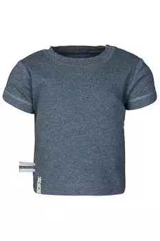 Детская футболка с короткими рукавами из органического хлопка OrganicEra, индиго