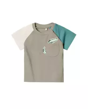 Детская футболка с короткими рукавами name it, цвет Camel