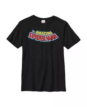 Детская футболка с логотипом Amazing Spider-Man для мальчиков Marvel