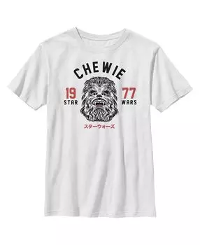 Детская футболка с логотипом Chewie 1977 «Звездные войны: новая надежда» для мальчиков Disney Lucasfilm