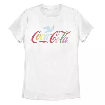 Детская футболка с логотипом Coca Cola Dove Licensed Character, белый