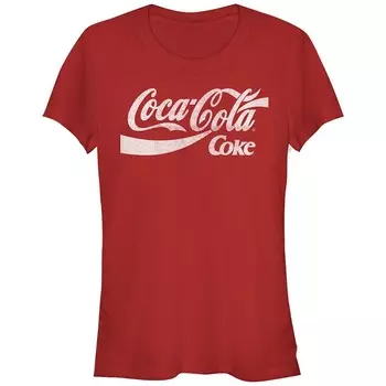 Детская футболка с логотипом Coca-Cola Twin Coke и графическим рисунком Licensed Character, красный