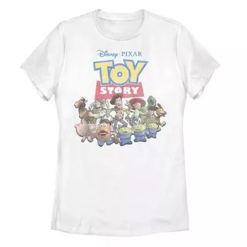 Детская футболка с логотипом Disney's Pixar Toy Story Retro Toys, групповая фотография Licensed Character
