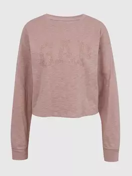 Детская футболка с логотипом Gap, розовый