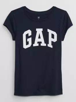 Детская футболка с логотипом Gap, синий