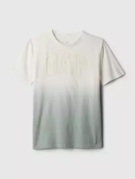 Детская футболка с логотипом Gap, зеленый