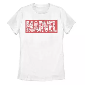 Детская футболка с логотипом Marvel Kawaii Superheroes Marvel