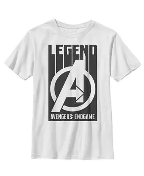 Детская футболка с логотипом Мстители: Финал для мальчиков Marvel, белый