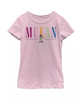 Детская футболка с логотипом Mulan 1998 для девочек Disney