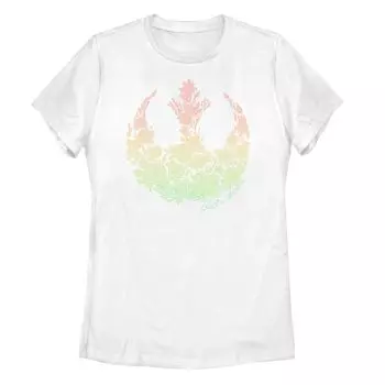 Детская футболка с логотипом Star Wars Gradient Rebel и графическим рисунком Licensed Character