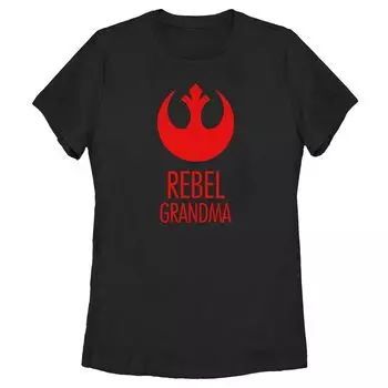 Детская футболка с логотипом Star Wars Rebel Grandma Rebel Licensed Character