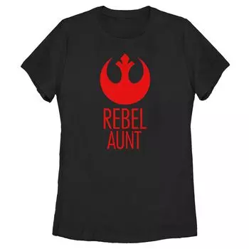 Детская футболка с логотипом Star Wars Rebel Aunt Rebel Licensed Character