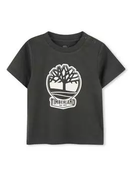 Детская футболка с логотипом Timberland, зеленый