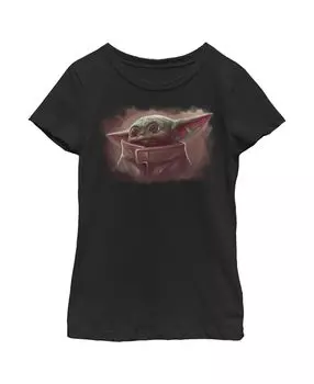 Детская футболка с милым рисунком «Звездные войны: Мандалорец Грогу» для девочек Disney Lucasfilm