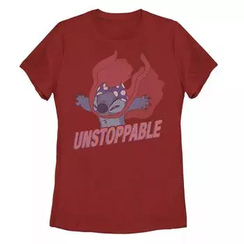 Детская футболка с надписью Lilo & Stitch Unstoppable Stitch Licensed Character