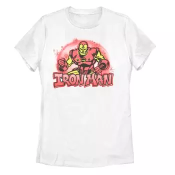 Детская футболка с надписью «Marvel Iron Man» с аэрографом Licensed Character