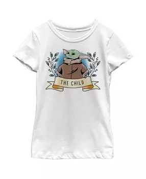 Детская футболка с надписью «Звездные войны: Мандалорец The Child» для девочек Disney Lucasfilm