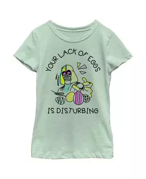 Детская футболка с надписью «Звездные войны, Пасха, отсутствие яиц беспокоит» Disney Lucasfilm