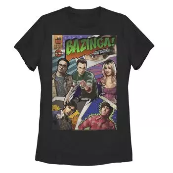 Детская футболка с обложкой комикса «Теория большого взрыва» Bazinga Licensed Character