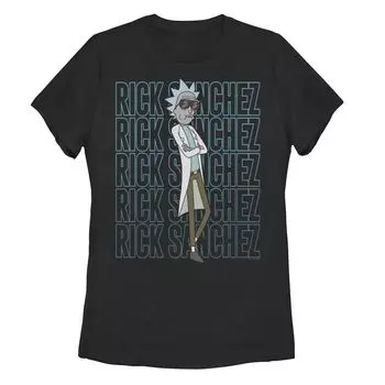 Детская футболка с оригинальным логотипом Rick And Morty и графическим рисунком Licensed Character