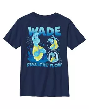 Детская футболка с плакатом Elemental Wade Feel the Flow Disney Pixar