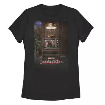 Детская футболка с плакатом и графическим изображением Marvel WandaVision 70-х годов Licensed Character
